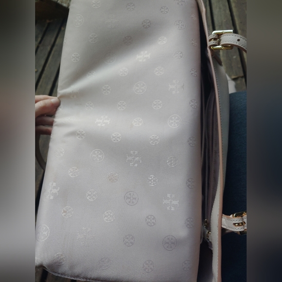 Tory Burch York Saffiano Leather Tote light oak purse - Picture 12 of 16